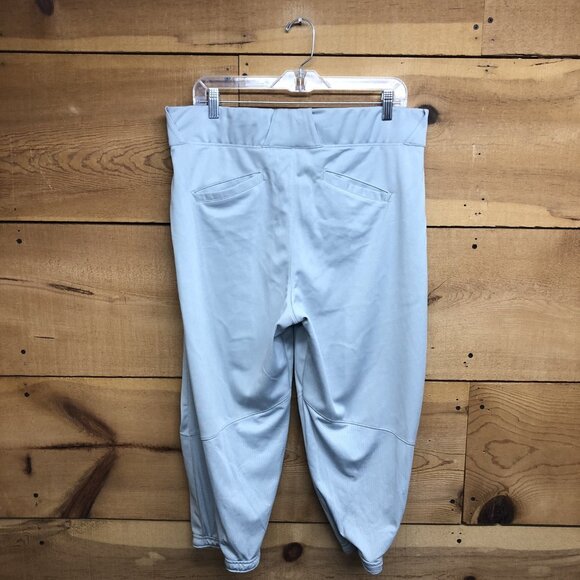 NWT Nike Vapor Select High Baseball Pants Mens Size Large Athletic Gray Knickers - Picture 7 of 10